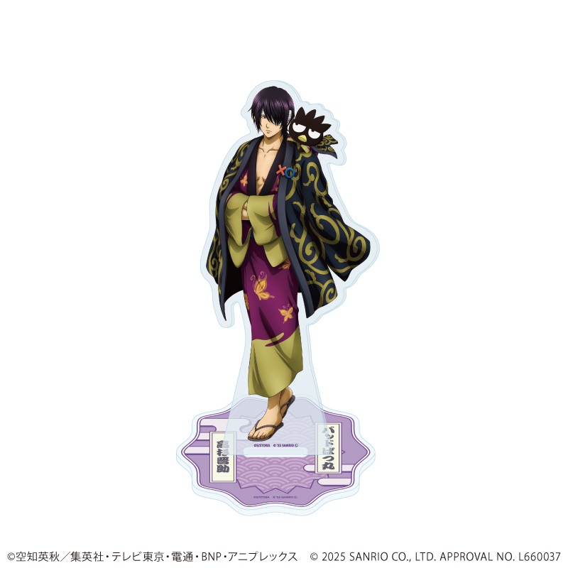 【A3】アクリルスタンド「銀魂×サンリオキャラクターズ」07/高杉晋助×バッドばつ丸（コラボイラスト）