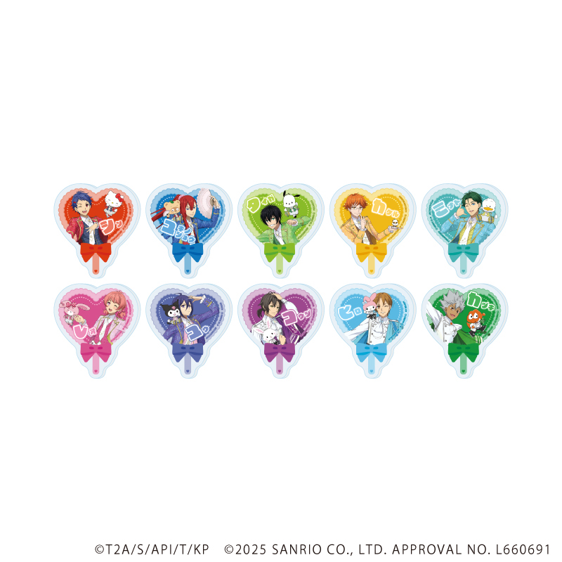 【A3】おなまえプレートバッジ「KING OF PRISM-Your Endless Call-×サンリオキャラクターズ」01/ブラインド（全10種）（コラボイラスト） 1BOX入数：10