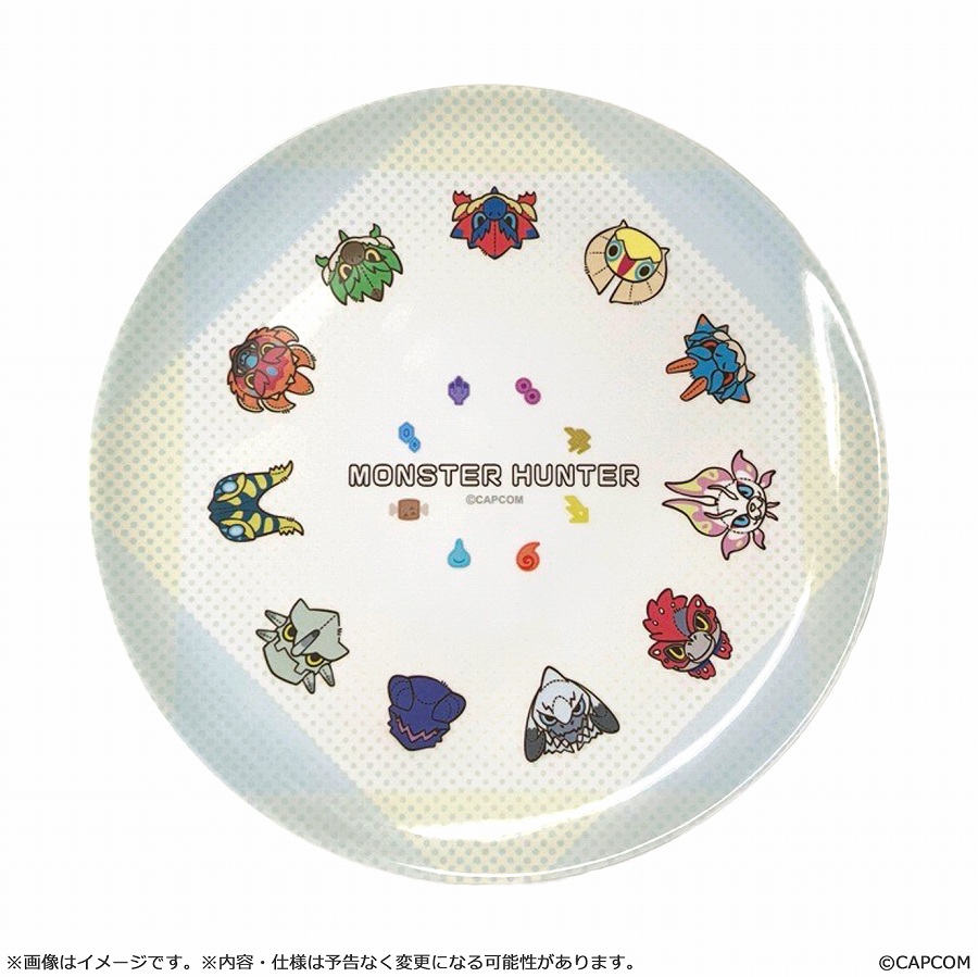 【カプコン】モンスターハンター モンでふぉ メラミンプレート サークル