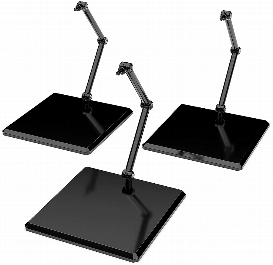 【グッドスマイルカンパニー】THE シンプルスタンド×3 BLACK【フィギュア&模型用】