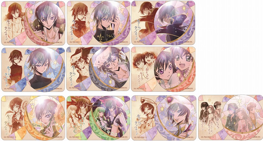 【バンダイ 】彩光キラキラカンバッジコレクション コードギアス 反逆のルルーシュ 1BOX入数：10