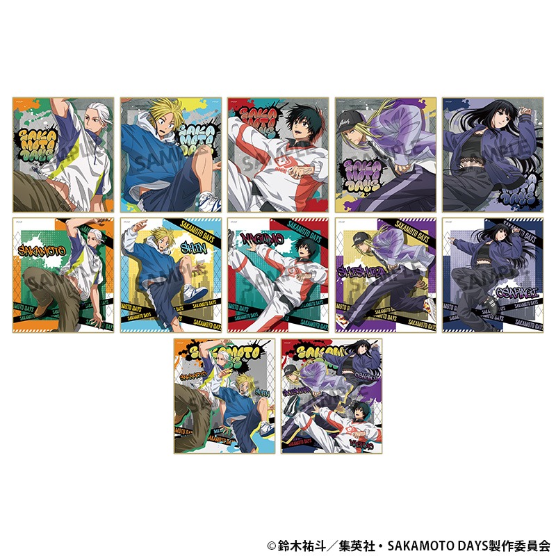 【ホビーストック】SAKAMOTO DAYS 描き下ろしトレーディングミニ色紙 パルクール ver. 1BOX入数：12