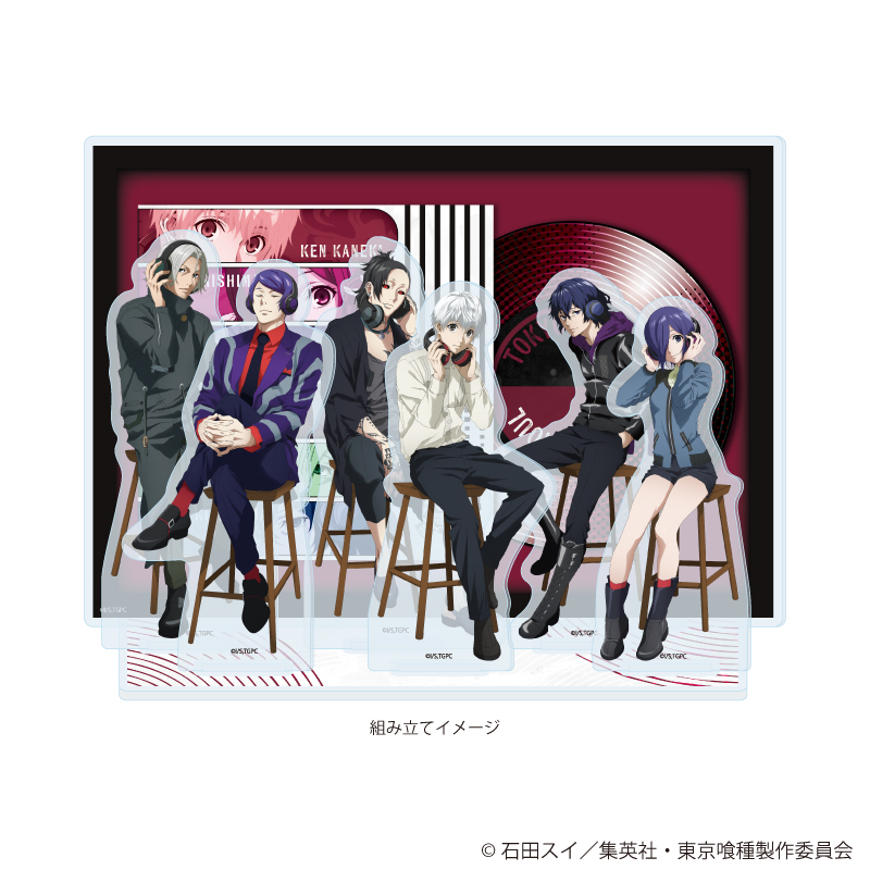 【A3】アクリルジオラマ「東京喰種」02/集合デザイン（描き下ろしイラスト）