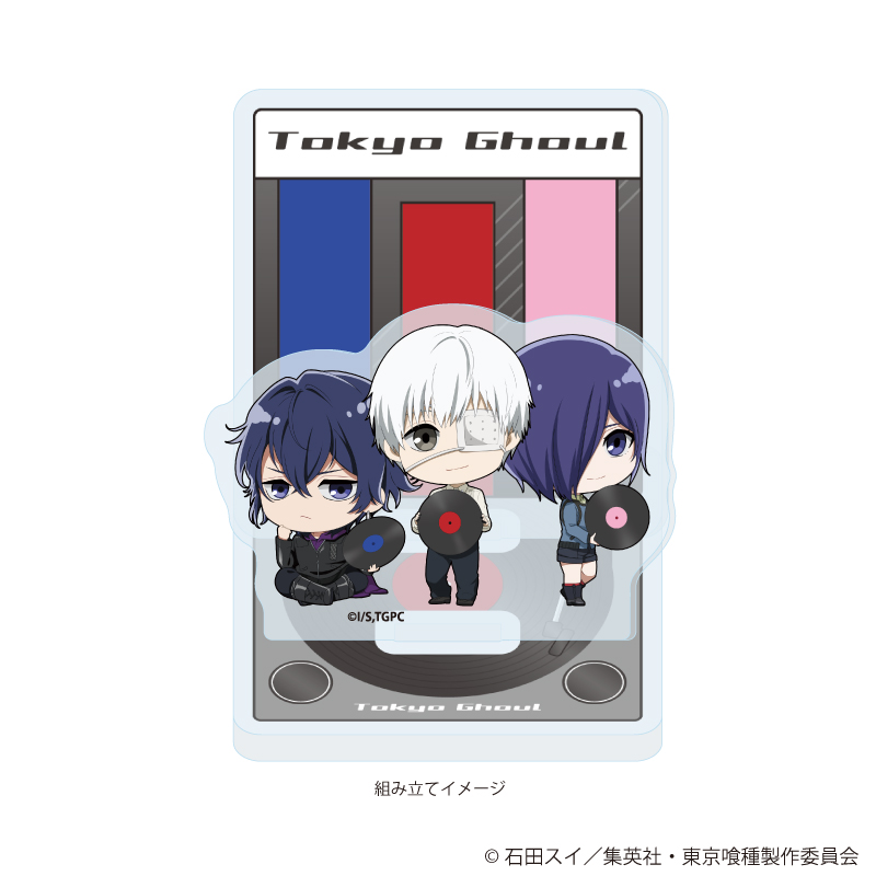 【A3】アクリルスタンドプレート「東京喰種」05/金木&董香&絢都（ミニキャライラスト）