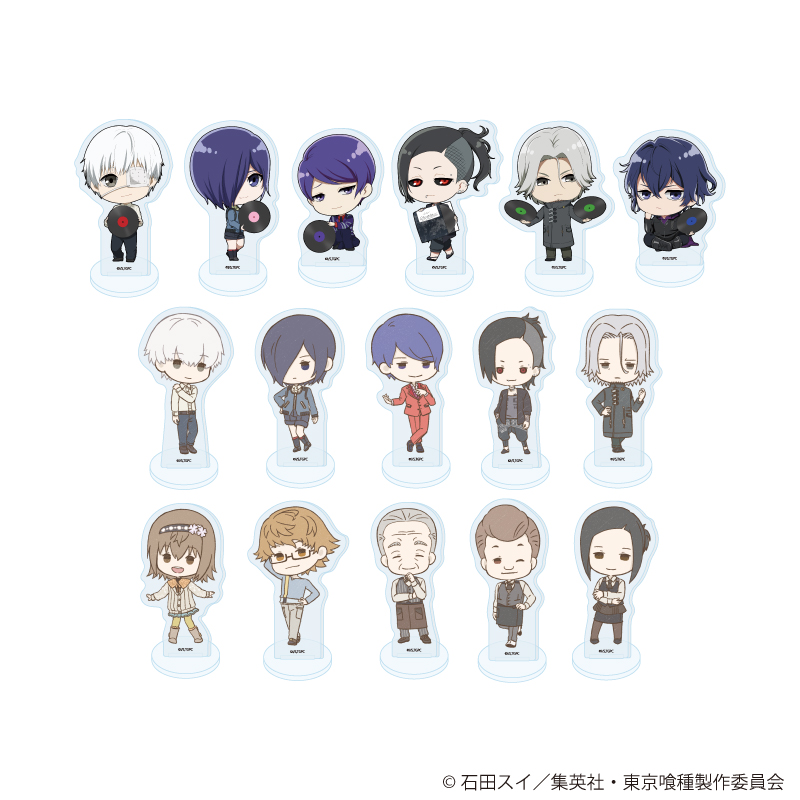 【A3】アクリルぷちスタンド「東京喰種」02/ブラインド（全16種）（描き起こしイラスト） 1BOX入数：16