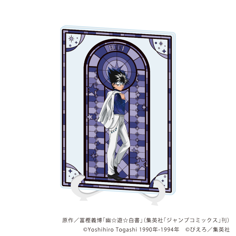 【A3】アクリルアートボード（A5サイズ）「幽☆遊☆白書」09/飛影 星空スーツver.（描き下ろしイラスト）