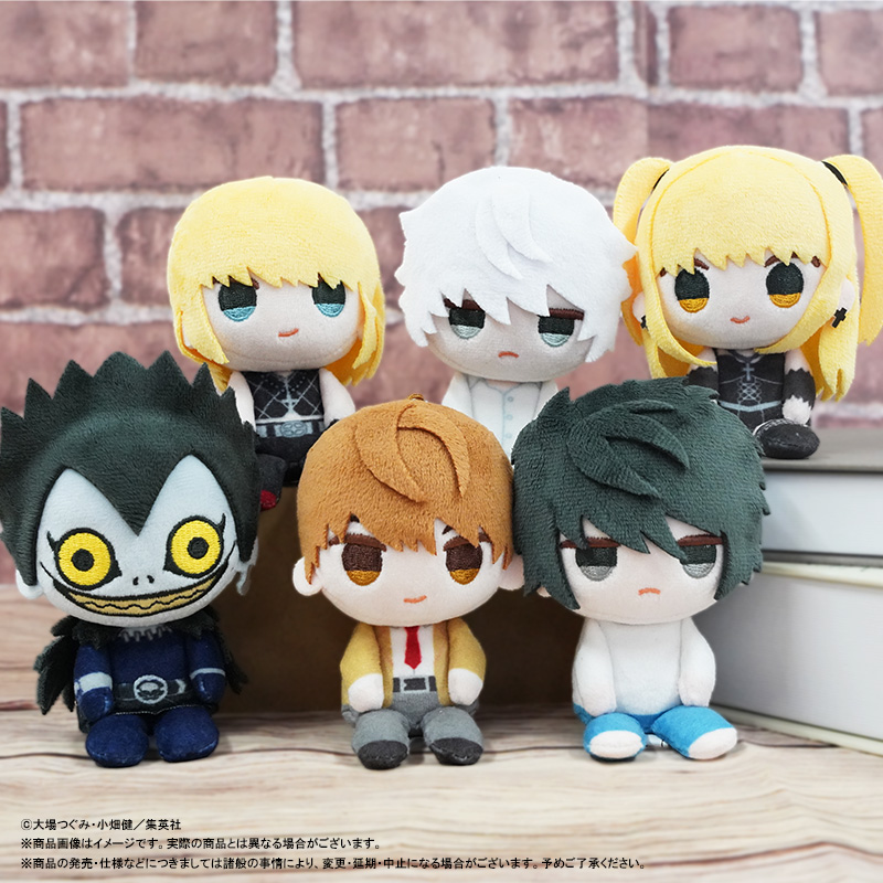 【ANICRAFT】DEATH NOTE おすわりくらぶ ぬいぐるみマスコット 1BOX入数：6