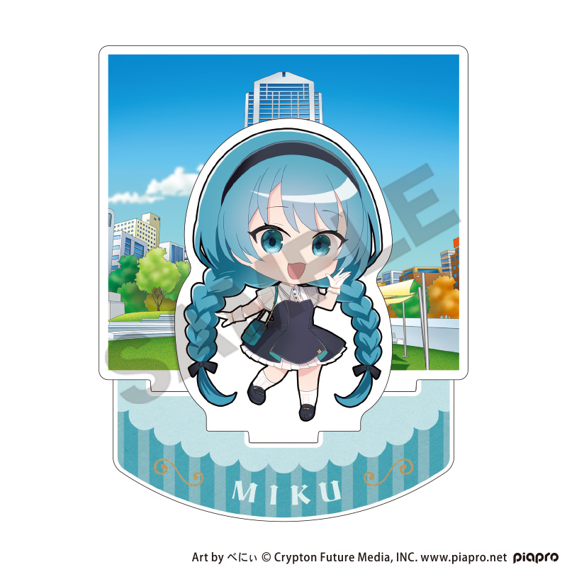 【クラックス】初音ミク ジオラマアクリルスタンド 初音ミク レトロ☆神戸2025 ミニキャラ
