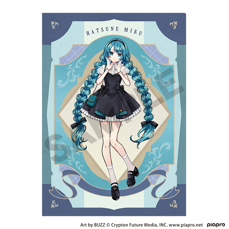 【クラックス】初音ミク シングルクリアファイル 初音ミク レトロ☆神戸2025