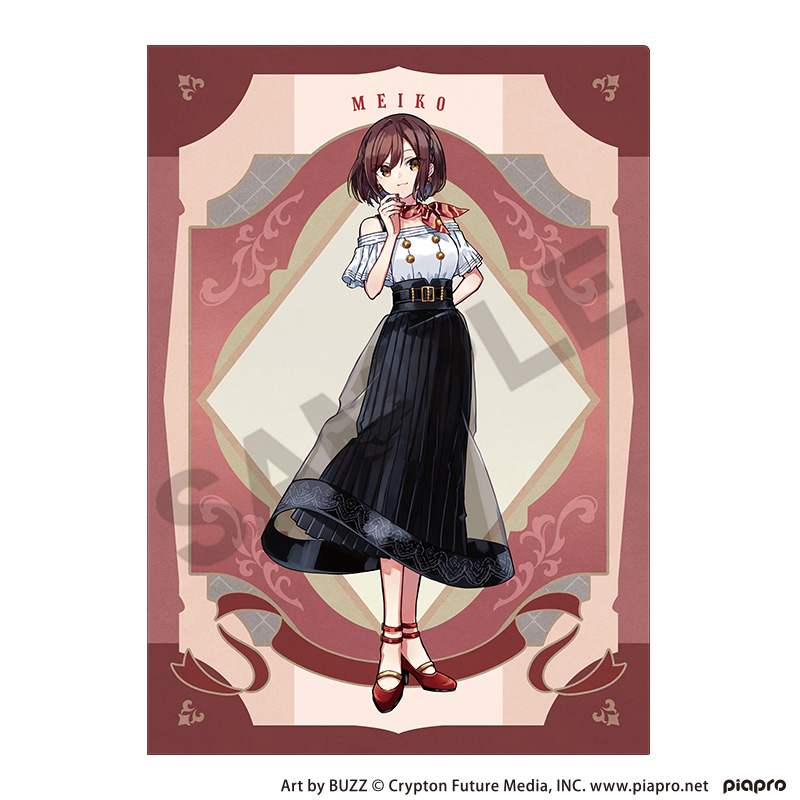 【クラックス】初音ミク シングルクリアファイル MEIKO レトロ☆神戸2025