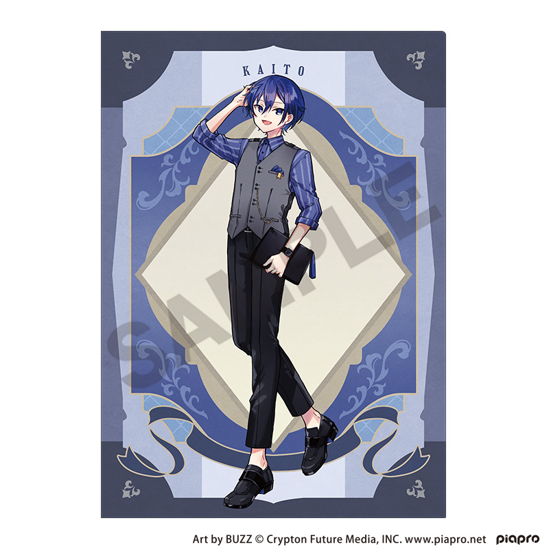 【クラックス】初音ミク シングルクリアファイル KAITO レトロ☆神戸2025