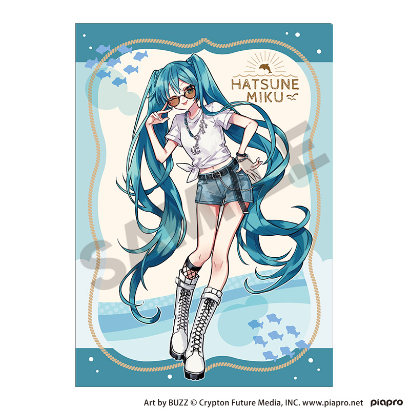 【クラックス】初音ミク シングルクリアファイル 初音ミク マリン☆神戸2025