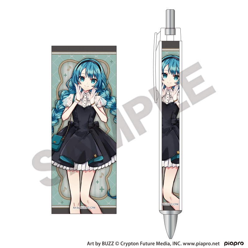 【クラックス】初音ミク 太軸ボールペン 初音ミク レトロ☆神戸2025