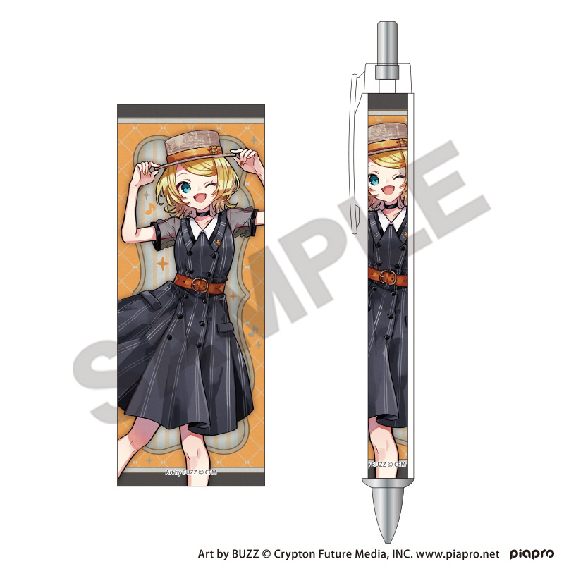 【クラックス】初音ミク 太軸ボールペン 鏡音リン レトロ☆神戸2025