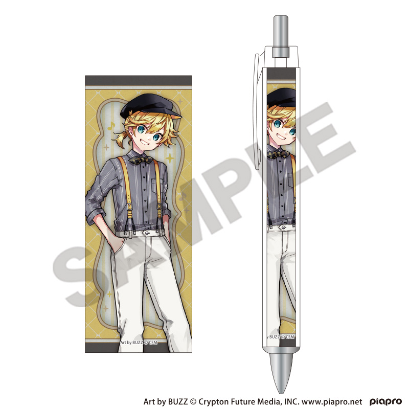【クラックス】初音ミク 太軸ボールペン 鏡音レン レトロ☆神戸2025