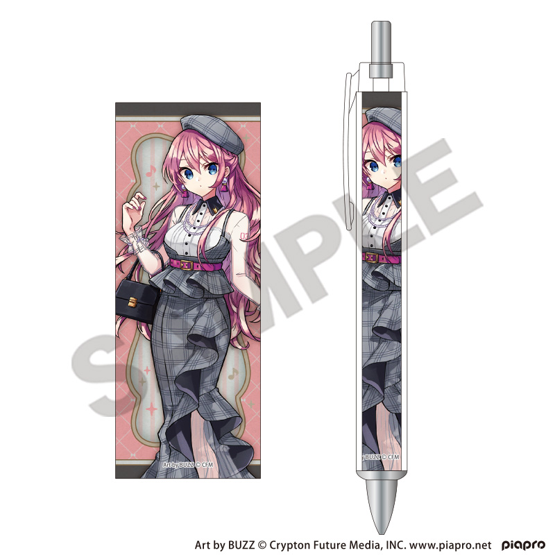 【クラックス】初音ミク 太軸ボールペン 巡音ルカ レトロ☆神戸2025