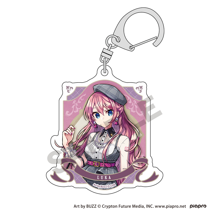 【クラックス】初音ミク アクリルキーホルダー 巡音ルカ レトロ☆神戸2025