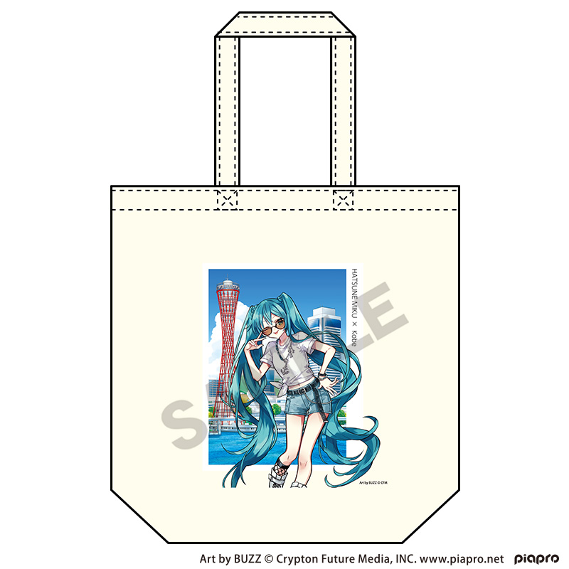 【クラックス】初音ミク トートバッグ マリン☆神戸2025