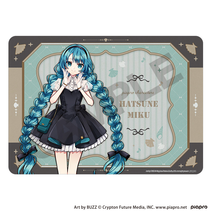【クラックス】初音ミク ラバーマット 初音ミク レトロ☆神戸2025