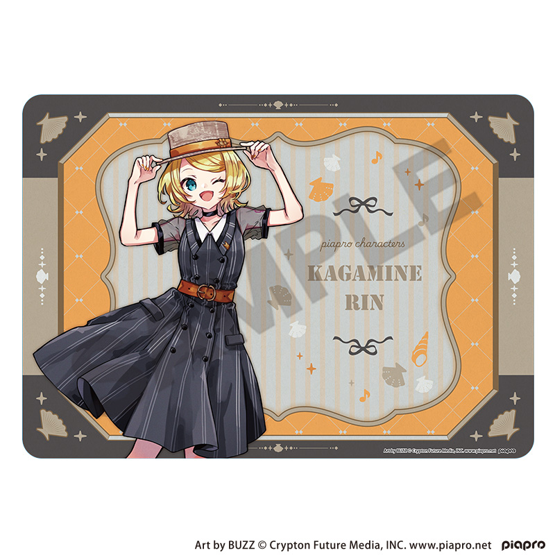 【クラックス】初音ミク ラバーマット 鏡音リン レトロ☆神戸2025