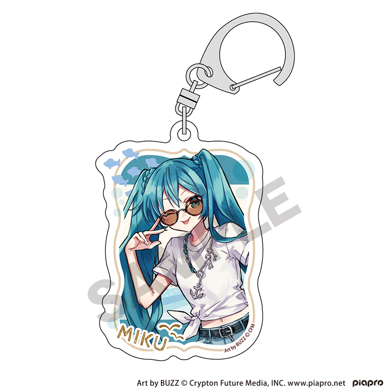 【クラックス】初音ミク アクリルキーホルダー 初音ミク マリン☆神戸2025
