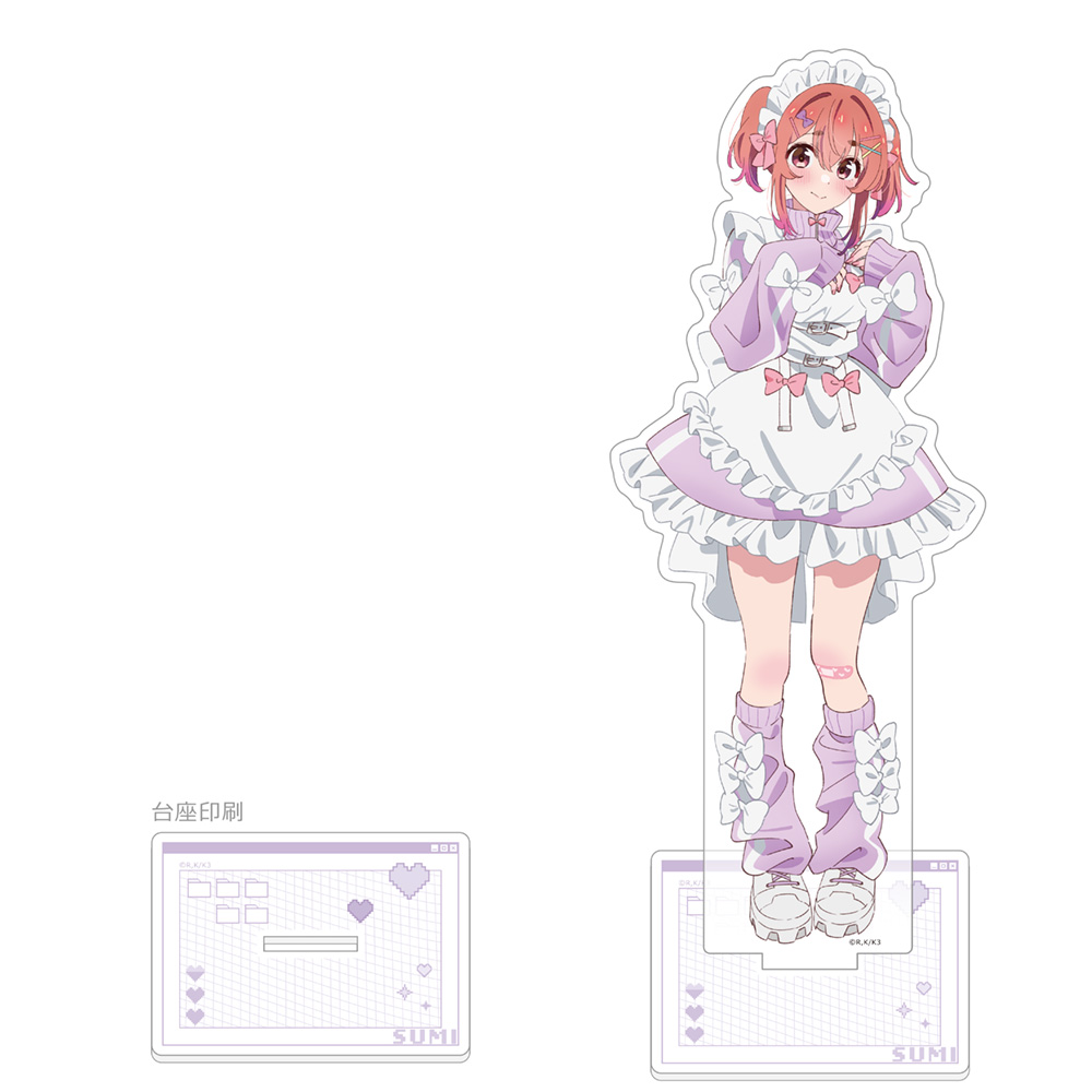 【カーテン魂】彼女、お借りします 描き下ろし特大アクリルスタンド （桜沢墨/ジャージメイド） 