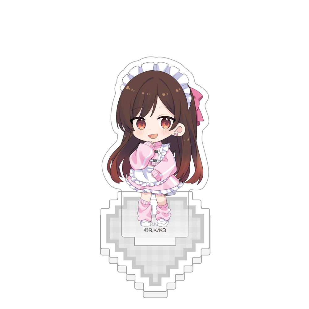 【カーテン魂】彼女、お借りします アクリルメモスタンド （水原千鶴/ジャージメイド） 
