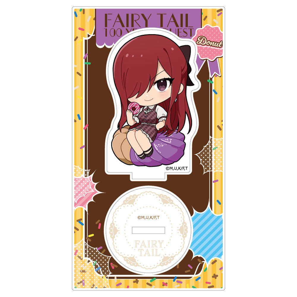 【Parflette】FAIRY TAIL 100年クエスト アクリルスタンド （エルザ/ドーナツ） 