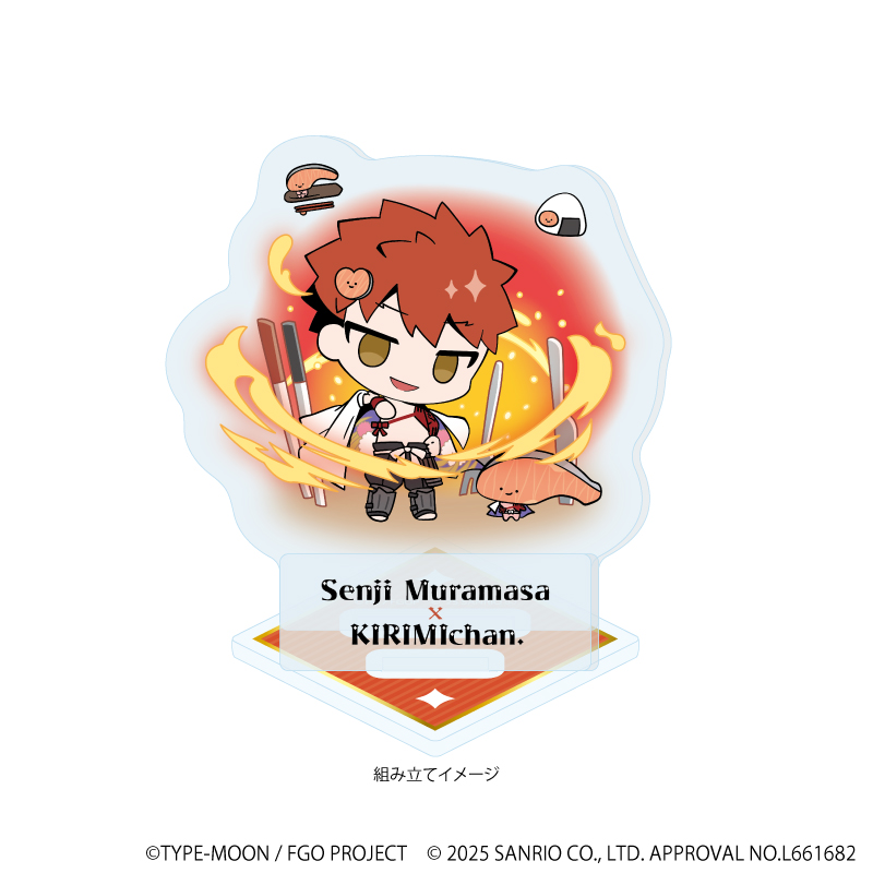 【A3】アクリルスタンドプレート「Fate/Grand Order×サンリオキャラクターズ」25/千子村正×KIRIMIちゃん.（コラボイラスト）