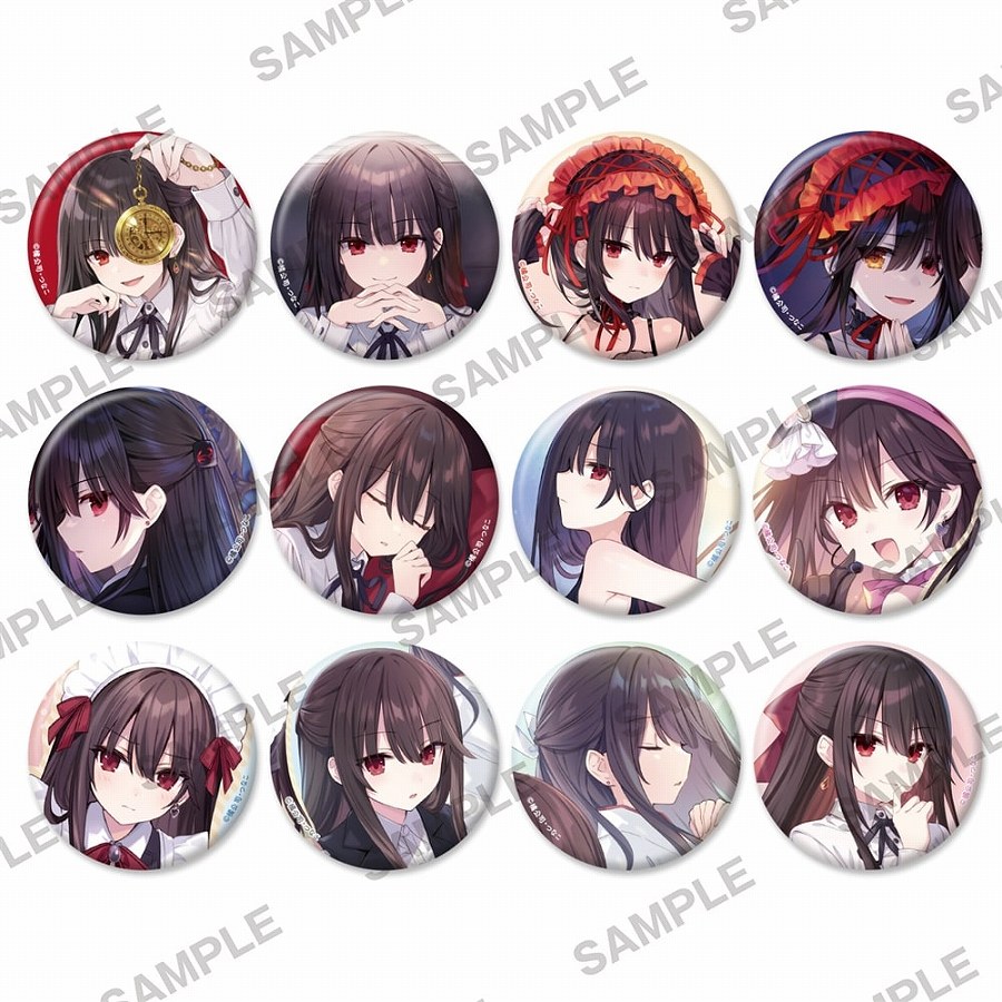 【KADOKAWA】『魔術探偵・時崎狂三』トレーディングホログラム缶バッジ pack