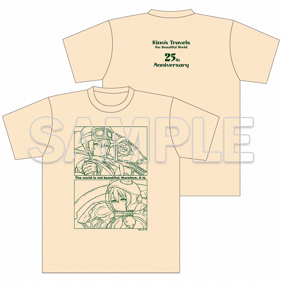 【KADOKAWA】『キノの旅 the Beautiful World』25周年記念 Tシャツ C 騎士キノ&パイロットキノ XLサイズ
