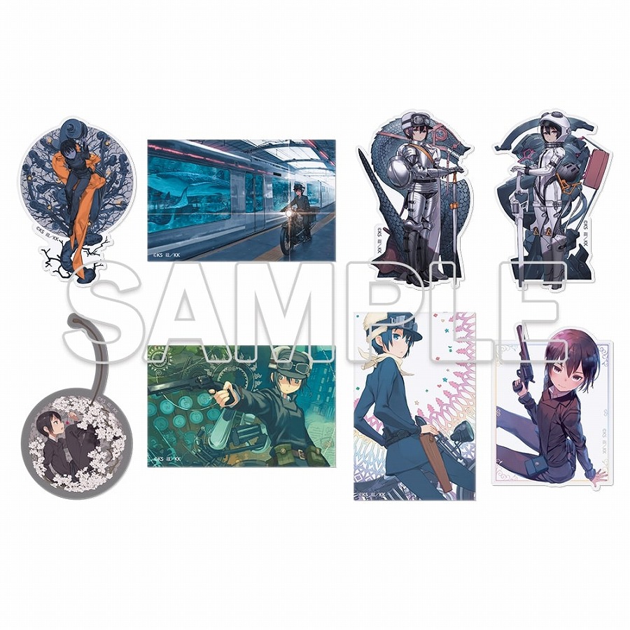 【KADOKAWA】『キノの旅 the Beautiful World』25周年記念 トレーディングキラキラステッカー ≪ランダム≫
