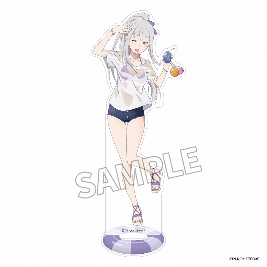 【KADOKAWA】「Re：ゼロから始める異世界生活」アクリルスタンドフィギュア 水遊び ver. エミリア
