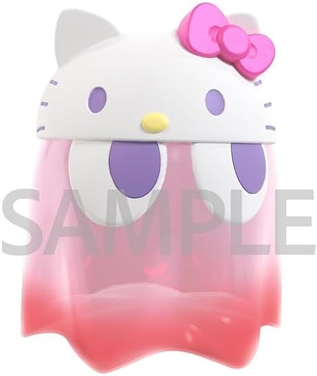 【メガハウス】パックマン×サンリオキャラクターズ ちびコレクトフィギュア デラックス ゴーストハローキティ クリアカラーver.