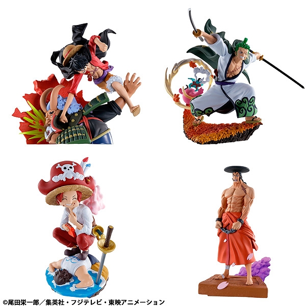 【メガハウス】プチラマ ONE PIECE LOGBOX RE BIRTH ワノ国編 参 1BOX入数：4