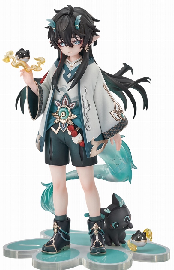 【RIBOSE】RISE UP+ 崩壊：スターレイル ちびねこシリーズ フィギュア 丹恒・飲月 Ver. 完成品フィギュア