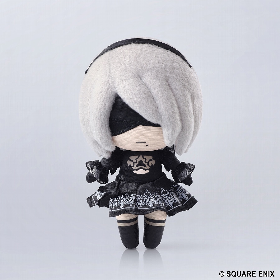 【スクウェア・エニックス】ニーア オートマタ ミニぬいぐるみ2B （ヨルハ 二号 B型）