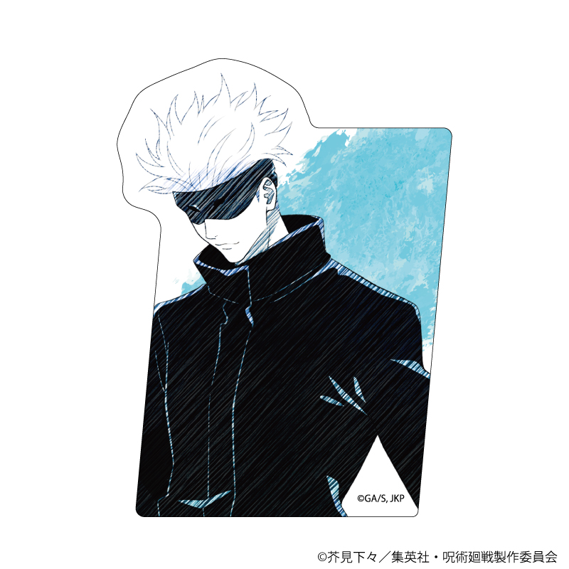 【A3】ダイカットステッカー「呪術廻戦」04/五条 悟（グラフアートスケッチイラスト）