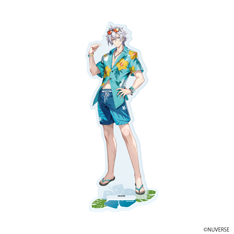 【A3】アクリルスタンド「クリスタル・オブ・アトラン」03/衣装・真夏の暇-魔導士、エレメンタリスト、ウォーロック（公式イラスト）