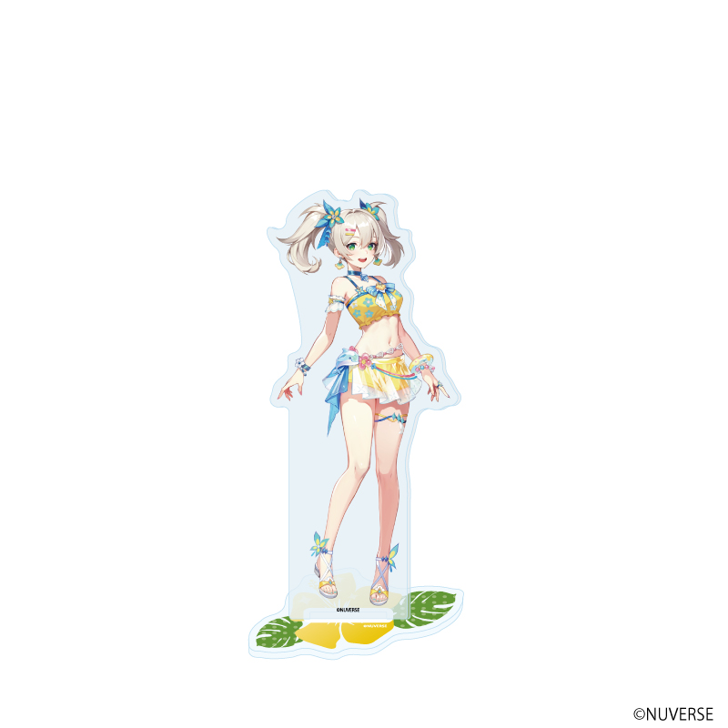 【A3】アクリルスタンド「クリスタル・オブ・アトラン」04/衣装・真夏の暇-パペッティア、ブレードメイデン、サイスガード（公式イラスト）