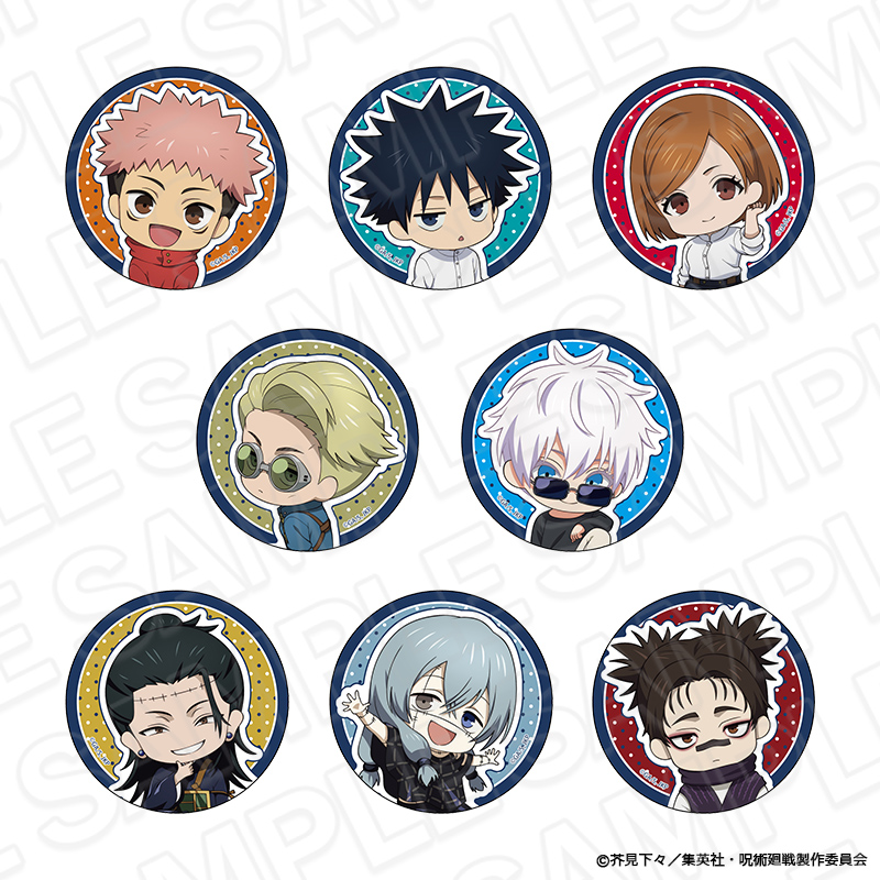 【コンテンツシード】呪術廻戦 ホログラムカンバッジ（ブラインド） baseball ver. 1BOX入数：8