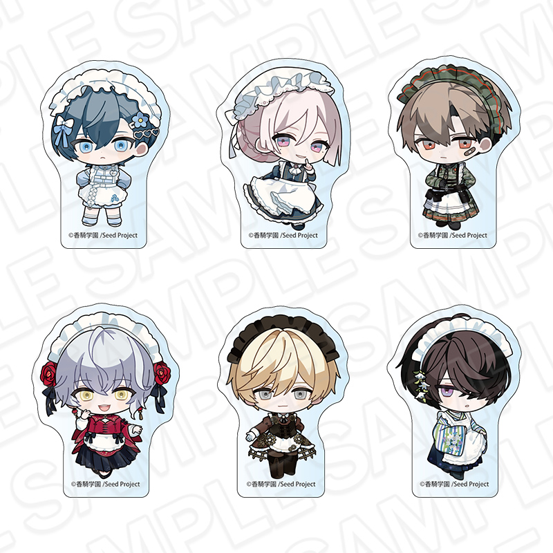 【コンテンツシード】BOYS be MAID！～御曹司メイドボーイ部の日日～ アクリルブロック（ブラインド） メイド服 デフォルメ ver. 1BOX入数：6