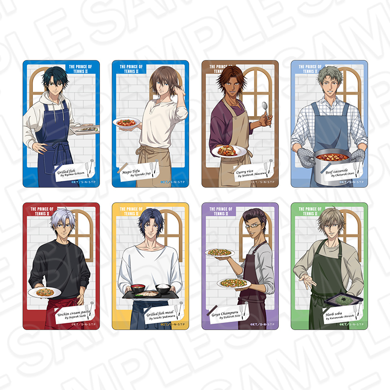 【コンテンツシード】新テニスの王子様 クリアカード（ブラインド） 手料理 ver. 1BOX入数：8