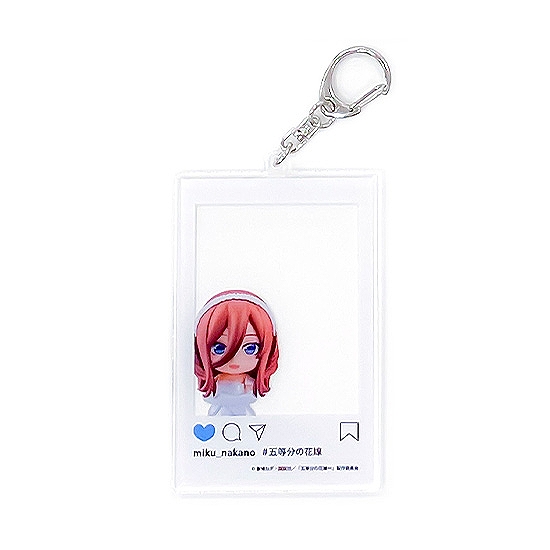 【グッドスマイルカンパニー】五等分の花嫁∽ ねんどろいどぷらす フォトフレーム風アクリルキーホルダー 中野三玖