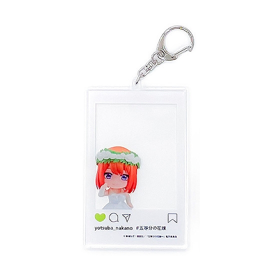 【グッドスマイルカンパニー】五等分の花嫁∽ ねんどろいどぷらす フォトフレーム風アクリルキーホルダー 中野四葉