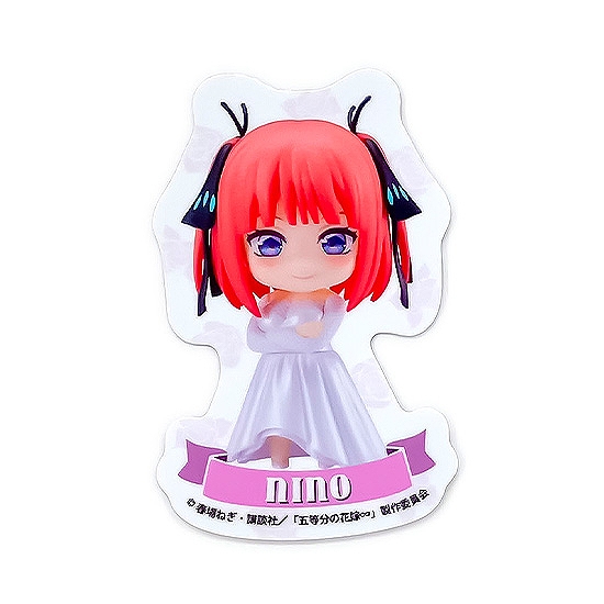 【グッドスマイルカンパニー】五等分の花嫁∽ ねんどろいどぷらす ダイカットステッカー 中野二乃