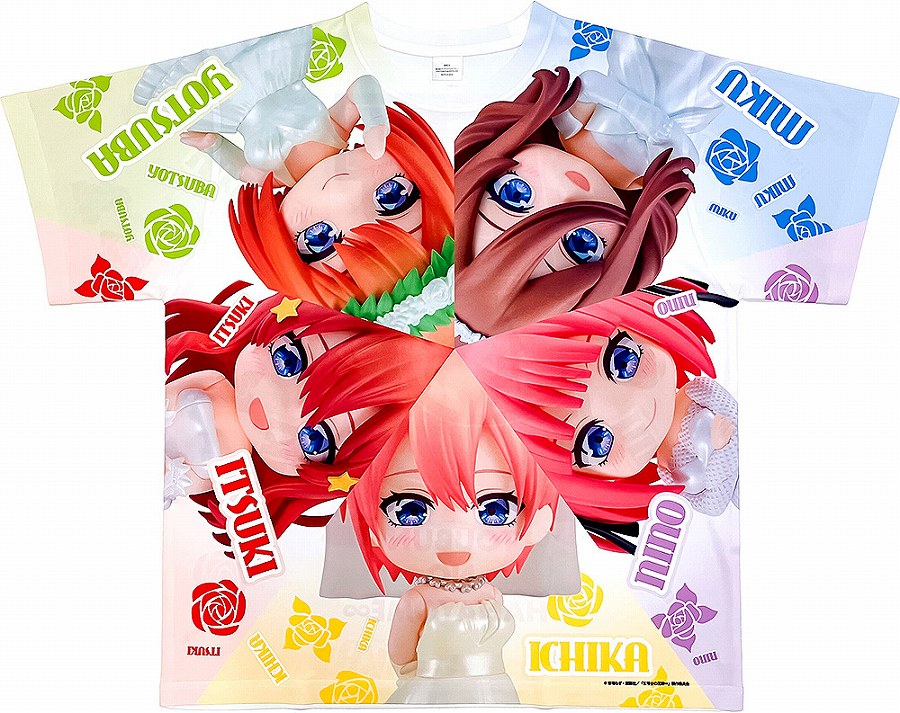 【グッドスマイルカンパニー】五等分の花嫁∽ ねんどろいどぷらす フルグラフィックTシャツ