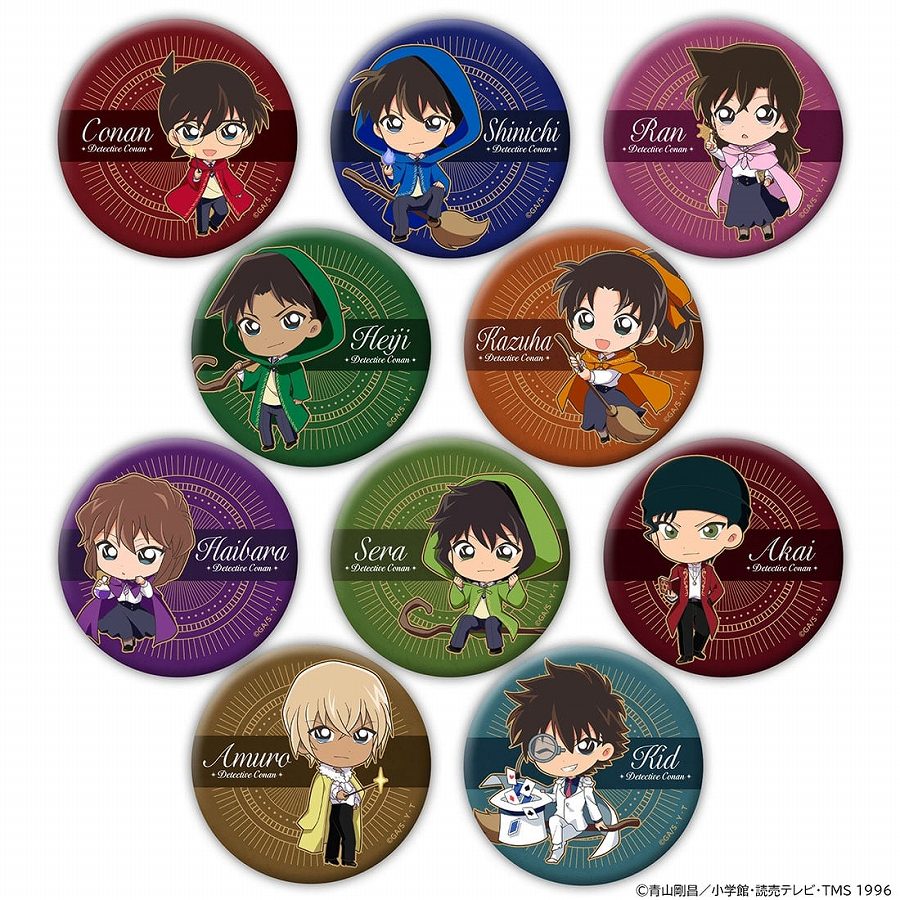 【KADOKAWA】「名探偵コナン」にいてんご缶バッジコレクション 魔法使い vol.2 1BOX入数：10