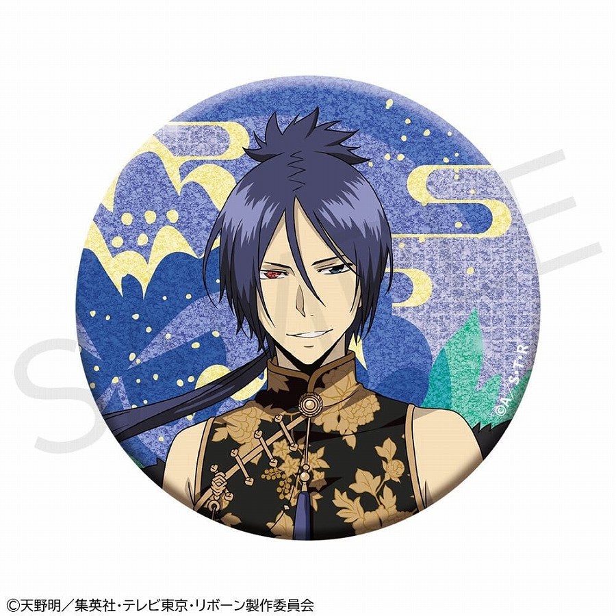 【KADOKAWA】「家庭教師ヒットマンREBORN！」BIGホログラム缶バッジ 六道骸（10年後）