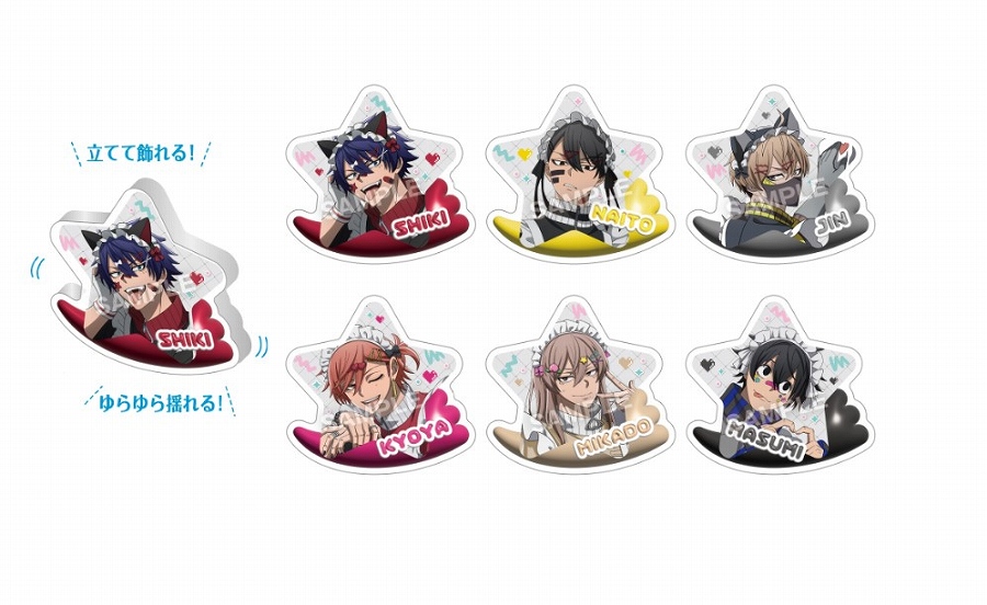 【タカラトミーアーツ】桃源暗鬼ジャージメイドトレーディングアクリルブロック 1BOX入数：6